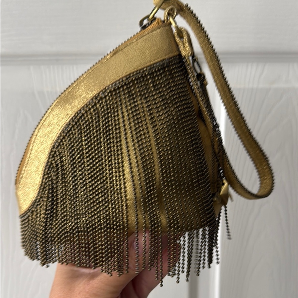 Hobo Gold Fringe Women's Bag - Picture 5 of 16